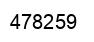 Number 478259 black image