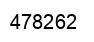 Number 478262 black image