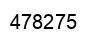 Number 478275 black image