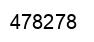 Number 478278 black image