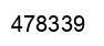 Number 478339 black image