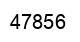 Number 47856 black image