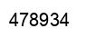 Number 478934 black image