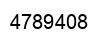 Number 4789408 black image