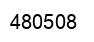 Number 480508 black image