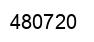 Número 480720 imagen negro