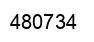 Number 480734 black image