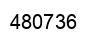 Number 480736 black image