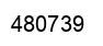 Number 480739 black image