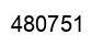 Número 480751 imagen negro