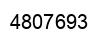 Number 4807693 black image