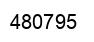 Número 480795 imagen negro