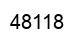 Number 48118 black image