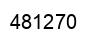 Número 481270 imagen negro