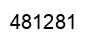 Número 481281 imagen negro