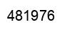 Number 481976 black image