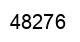 Number 48276 black image