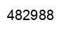 Number 482988 black image