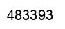 Number 483393 black image