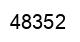 Número 48352 imagen negro