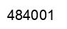 Number 484001 black image
