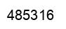 Number 485316 black image