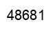 Number 48681 black image