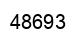 Number 48693 black image