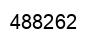 Number 488262 black image