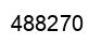 Number 488270 black image