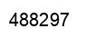 Number 488297 black image