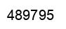 Number 489795 black image