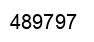 Number 489797 black image