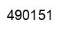 Number 490151 black image