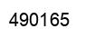 Number 490165 black image