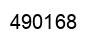 Number 490168 black image