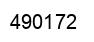 Number 490172 black image