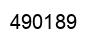 Number 490189 black image