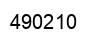 Number 490210 black image