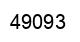 Number 49093 black image