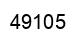 Number 49105 black image