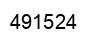 Number 491524 black image