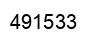 Number 491533 black image