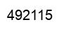 Número 492115 imagen negro