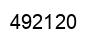 Número 492120 imagen negro