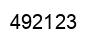 Número 492123 imagen negro