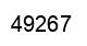 Number 49267 black image