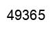 Número 49365 imagen negro