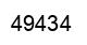 Número 49434 imagen negro