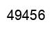 Número 49456 imagen negro